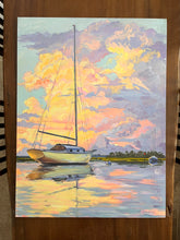 The Moorings at Sunset