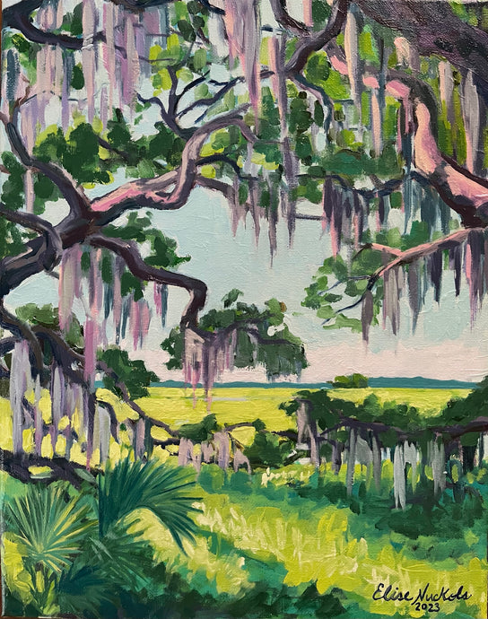 Looking Out From Under the Oaks