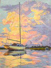 The Moorings at Sunset