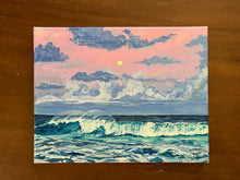 Lavender Skies and a Yellow Moon