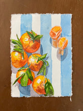 Blue Stripes and Oranges II