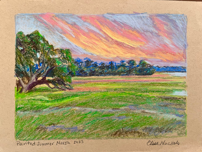 Painted Summer Marsh