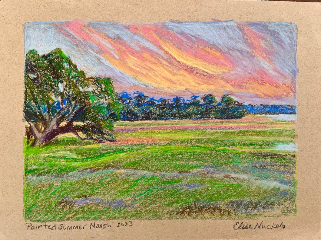 Painted Summer Marsh