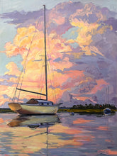 The Moorings at Sunset