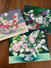 Dahlias with the Last of the Summer Roses