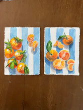 Blue Stripes and Oranges II