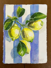 Single Lime on Stripes