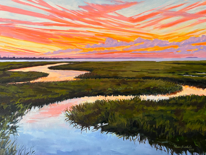 Sunrise on Charleston Harbor