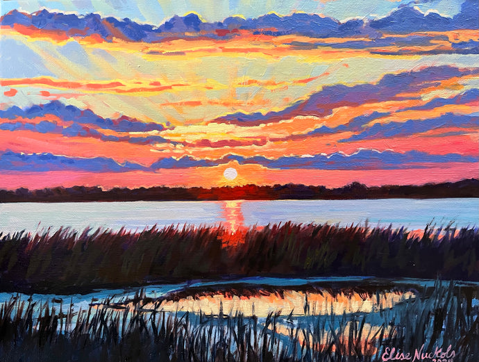 Sunset Over the Ashley