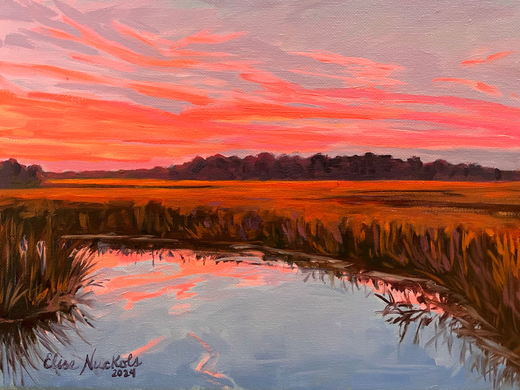 Winter Sunrise in Pink