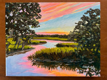 Sunset Through the Oaks