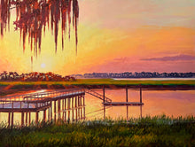 Sunset Over the Creek