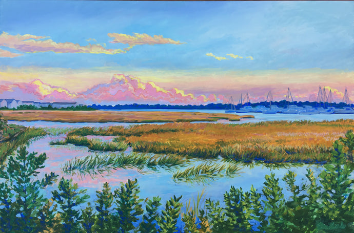 Fall Sunset from Salty Mike’s