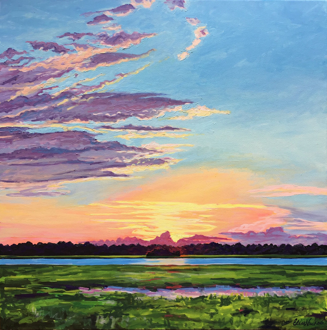 Lowndes Grove Plantation Sunset