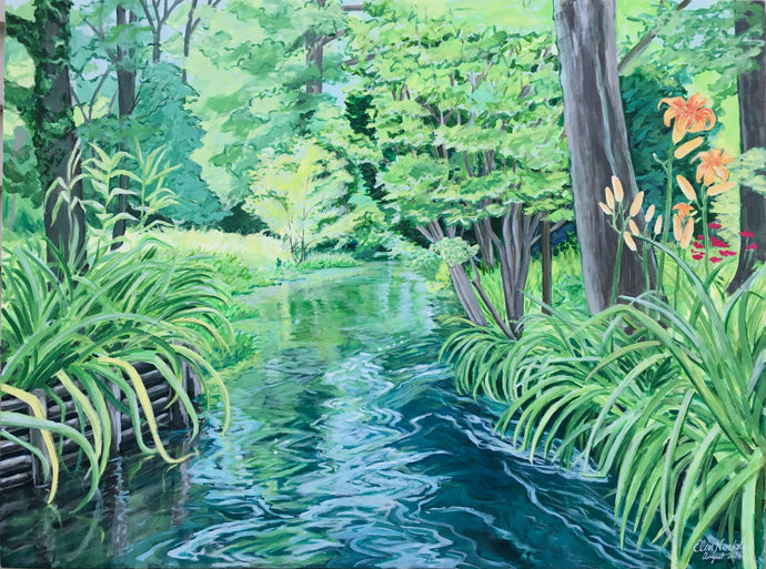 Dappled Light on the Canal