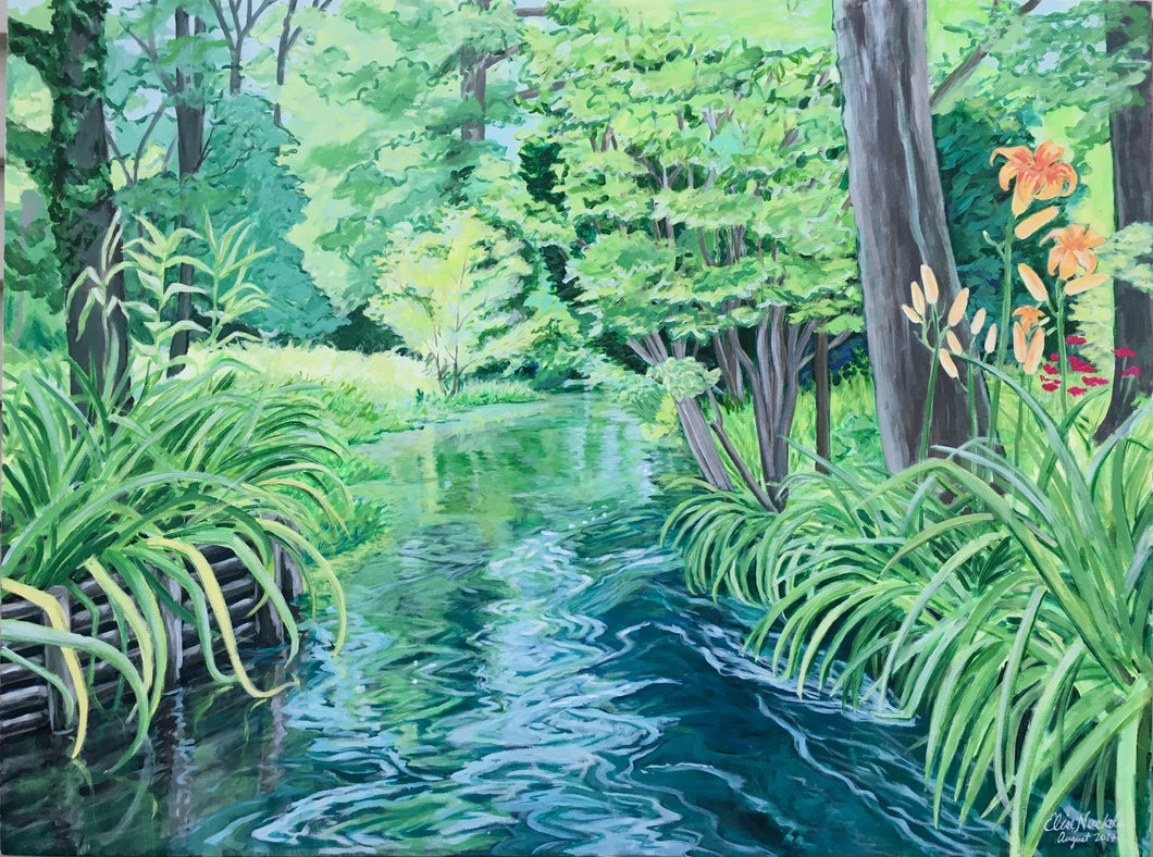 Dappled Light on the Canal