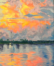 Evening Storms on the River