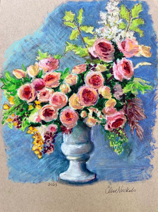 Hydrangeas, Roses, Tulips, and Blackberries