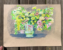 Zinnias, Limelight Hydrangea, Ranunculus, and Orchids