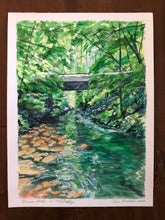 Stream Under an Old Bridge