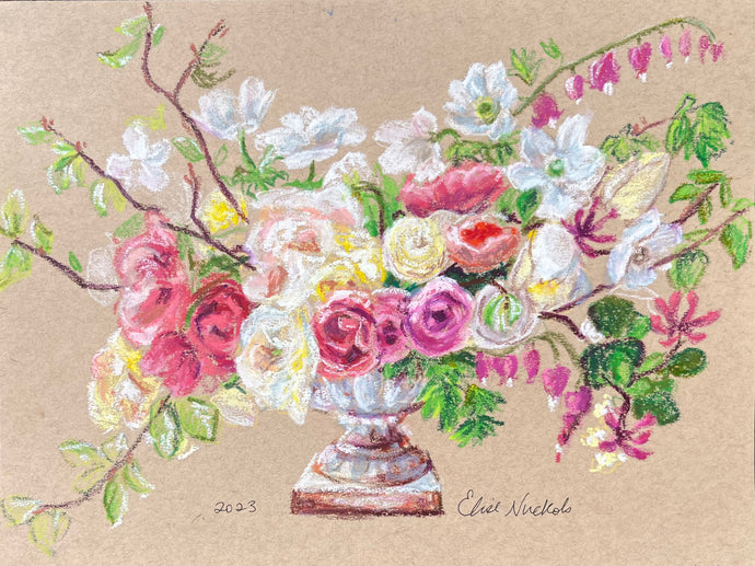 Roses, Anemones, and Dicentra